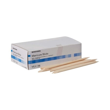 Mckesson Manicure Sticks, 100% White Birch, 4.5 Inch, 144PK 16-MS1